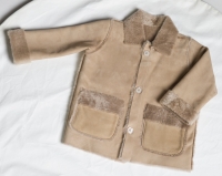 Детская дубленка Ramili Ricamo Beige (24-80)