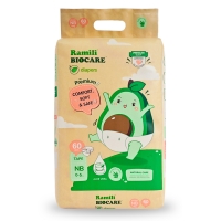 Подгузники Ramili Biocare Newborn (NB, 0–5 кг, 60 шт., NBD60)