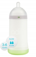 Бутылочка Adiri NxGen Slow Flow White (3-6 мес., 281 ml)